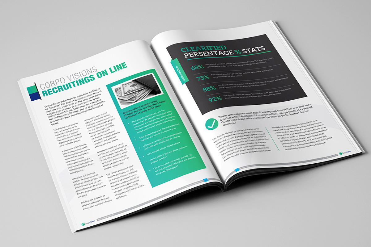 Clean Corporate Annual Report_V5, a Brochure Template by Layout Design (Photo 6 of 6)