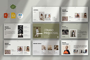Brand Proposal Presentation Template, a Presentation Template by Pradaxa (Thumbnail 1 of 6)