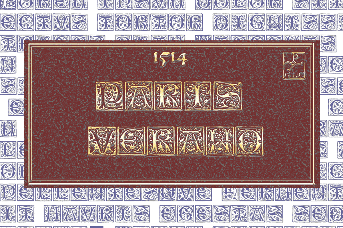 1514 Paris Verand Initials