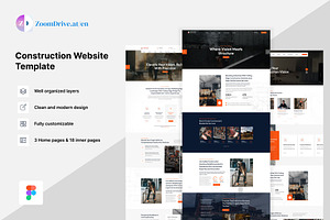 BuilderZone - Website Figma Design, a Websites & App Template by ZoomDrive