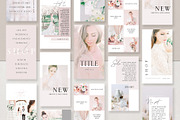 18 Instagram Templates for Creatives, a Social Media Template by CreativeMavenCo. (Thumbnail 6 of 8)