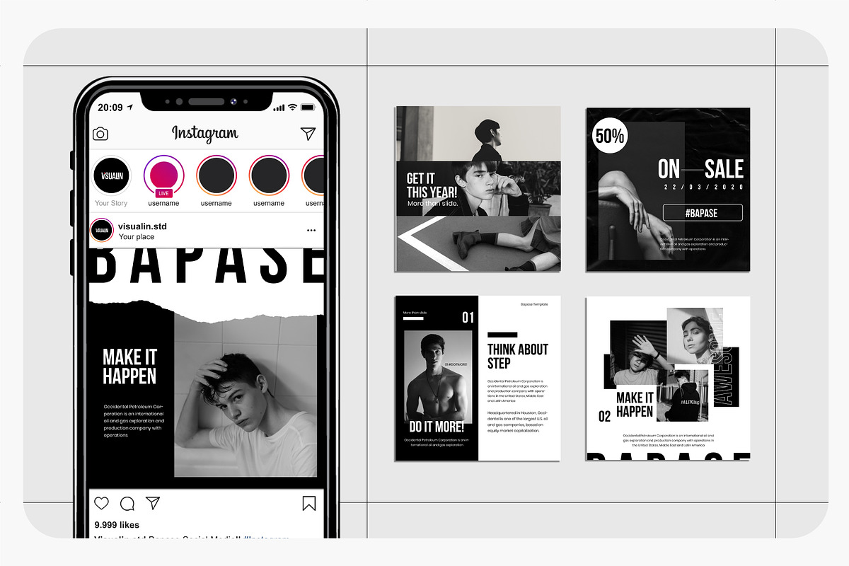 Bapase Social Media Template, a Social Media Template by Visualin.std (Photo 6 of 11)