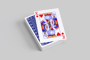 Bridge Playing Cards Mockup 8 Views