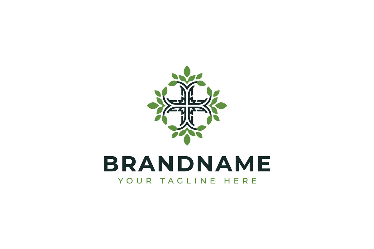 Medical Cross Nature Logo, a Branding & Logo Template by Pray Art Design Studio