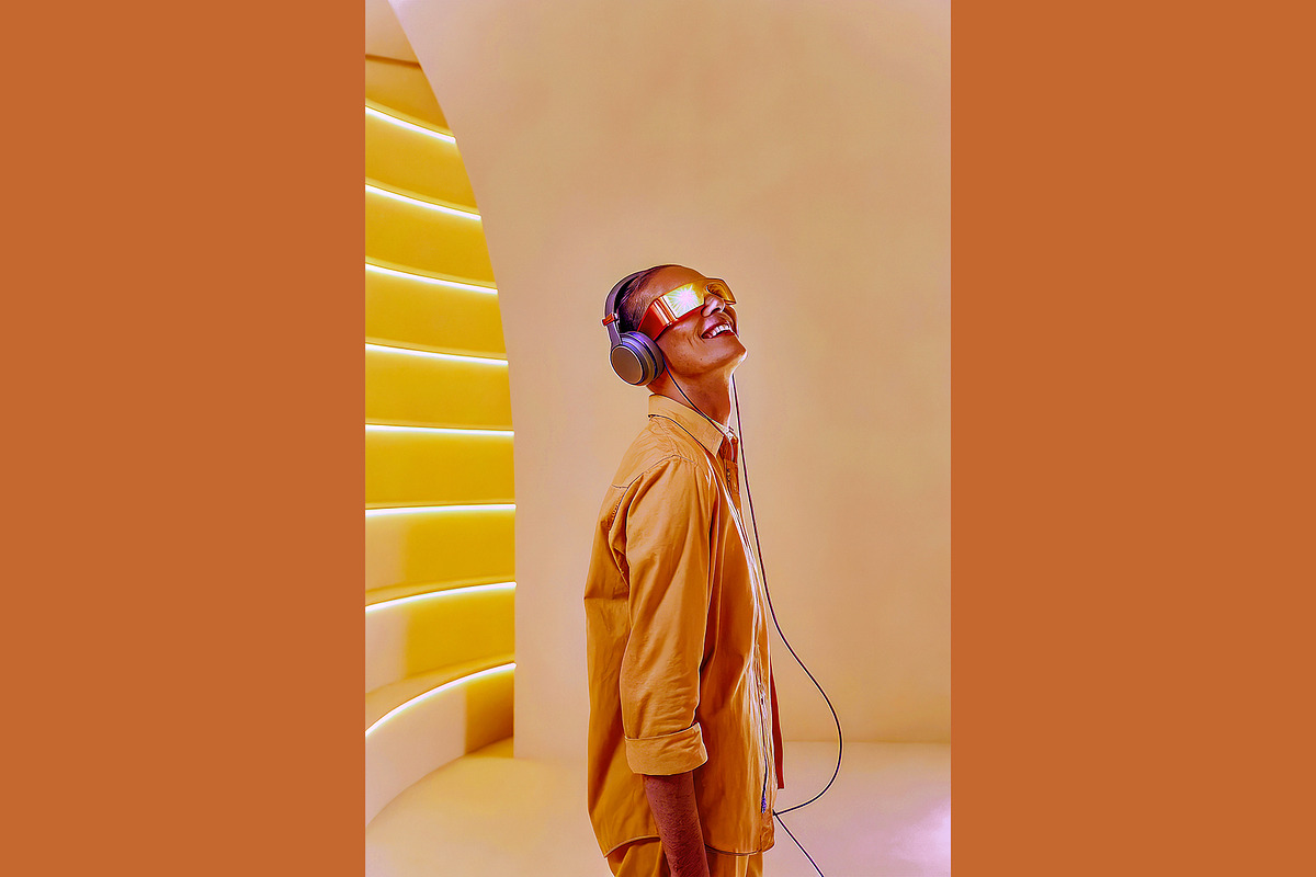 Cyberpunk VR Stock Photo Pack, a Person Illustration by StockVerse Creative (Photo 3 of 4)