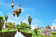 Floating Islands, an Environmental 3D Model by Souchenki (Thumbnail 7 of 17)