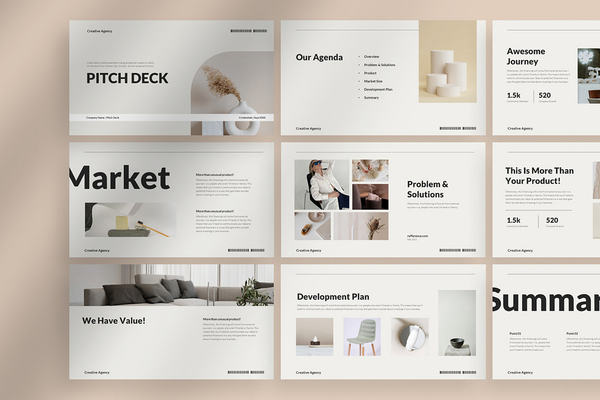 Creative Agency Pitch Deck, a Presentation Template by Digitcase x ...