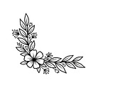Floral Corner Ornament Clipart Bundl, an Illustration by Creativeshirt (Thumbnail 28 of 48)