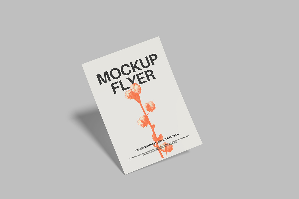 Single Flyer Floating Set, a Books & Magazine Mockup by Lxadesign (Photo 10 of 10)