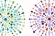Watercolor mandalas, a Decorative Illustration by AnnelyBlooms (Thumbnail 3 of 4)