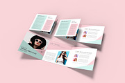 Square Trifold Brochure Mockup, a Books & Magazine Mockup by Illusiongraphic (Thumbnail 13 of 28)