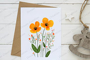 Watercolor Wildflower Clipart, an Illustration by Dream Creation (Thumbnail 8 of 11)
