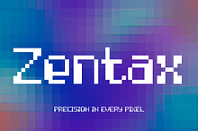 Zentax Bitmap Sans Serif Font