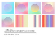 25 Gradient retro background set, a Texture Graphic by Nuchylee Photo (Thumbnail 6 of 13)