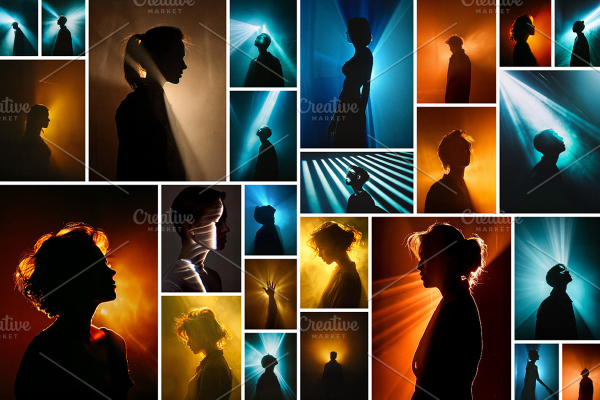 75 Backlight silhouettes, a Person Photo by Handmadefont (Photo 6 of 10)