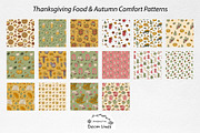Thanksgiving Seamless Patterns, a Pattern Graphic by Decor Lines (Thumbnail 2 of 10)