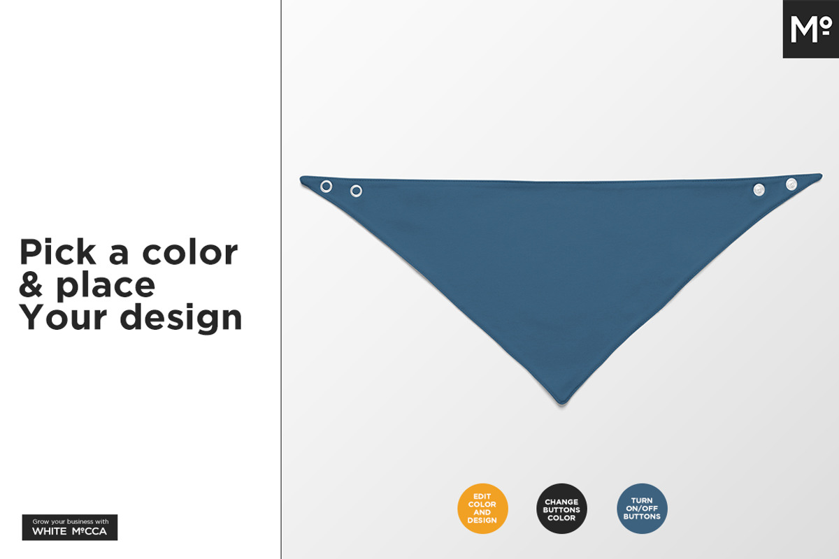 Baby Scarf Mock-ups Generator, an Apparel Mockup by Mocca Mockups Store (Photo 6 of 9)