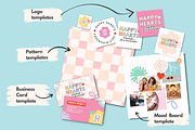 Colorful logo + Canva Branding Kit, a Branding & Logo Template by Kurly Creative (Thumbnail 7 of 9)