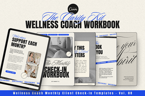 Coach Workbook Template in CANVA preview 6