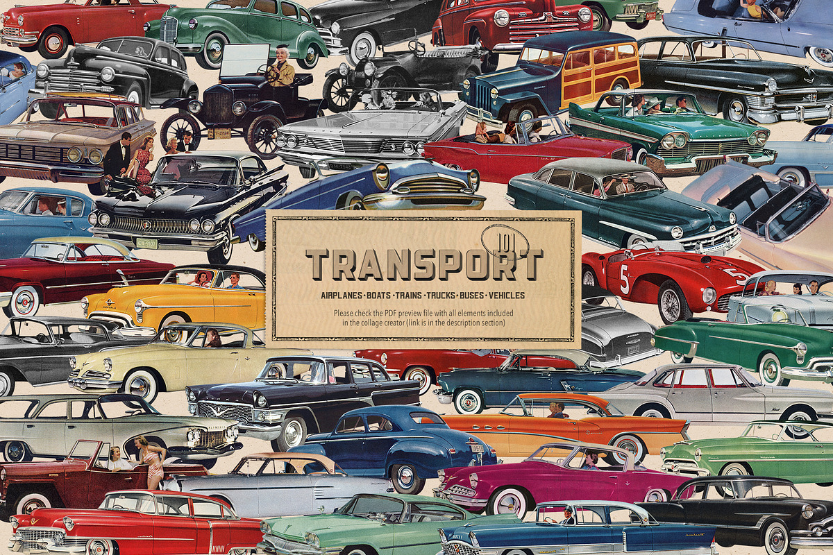 Vintage Collage Creator 1170+ Assets, an Object Graphic by Veris Studio (Photo 9 of 56)
