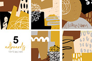 Abstract Doodles Patterns & Elements, an Illustration by Sweet Fig (Thumbnail 6 of 12)