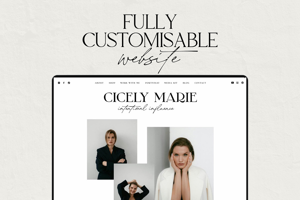 Influencer Website Template | Showit, a Websites & App Template by Field Digital (Photo 9 of 11)
