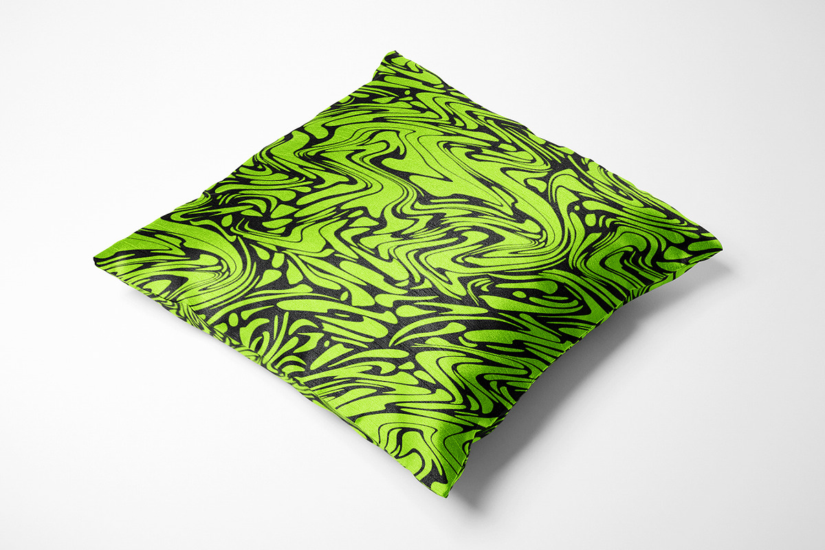 Green Liquid Shapes, a Texture Graphic by MalyskaStudio (Photo 11 of 15)