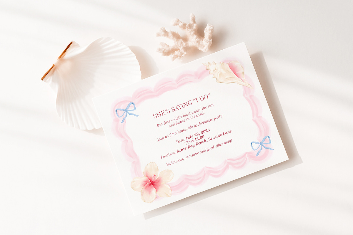 Dreamy Sea Watercolor Collection, a Decorative Illustration by Eva Gentle (Photo 8 of 12)