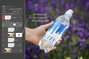 Water Bottle Mockup #08, a Product Mockup by alexandeerco (Thumbnail 5 of 5)