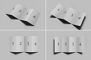 4 Fold DL Brochure Mockup - 8 Views, an Advertising Mockup by Illusiongraphic (Thumbnail 11 of 20)