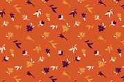 Autumn flowers. 4 simple patterns., a Pattern Graphic by GALAKAM (Thumbnail 5 of 6)