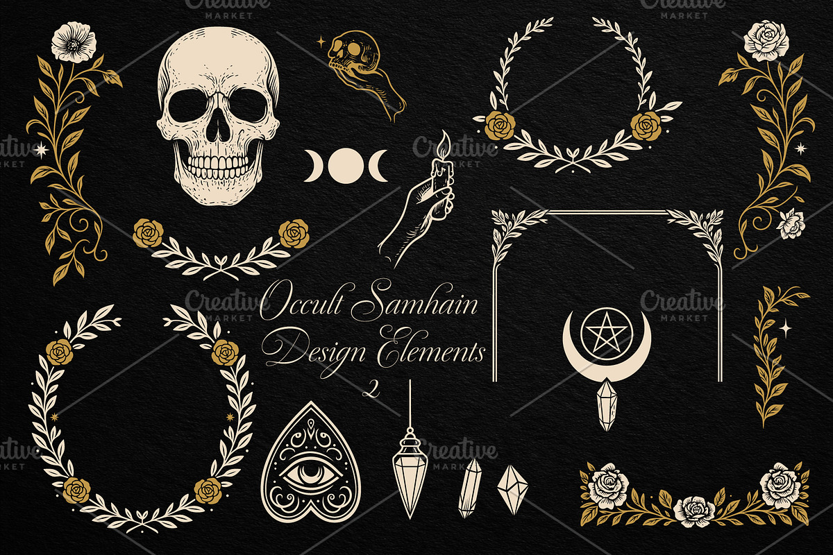 Occult Samhain & Halloween Seance, a Seasonal Illustration by Christine Krahl (Photo 6 of 9)