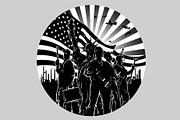 Worker Silhouette Vector Set, an Illustration by musafir_fashion (Thumbnail 13 of 21)