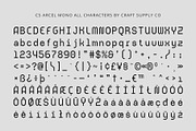 CS Arcel Mono – Monospaced Font, a Sans Serif Font by Craft Supply Co. (Thumbnail 8 of 8)