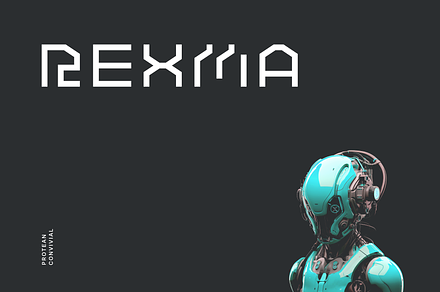 Rexma Font, a Sans Serif Font by baqoos