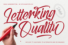 Letterking Quality Bold Handwritten