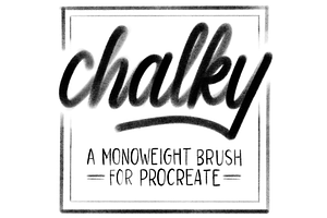 Chalky Brush for Procreate
