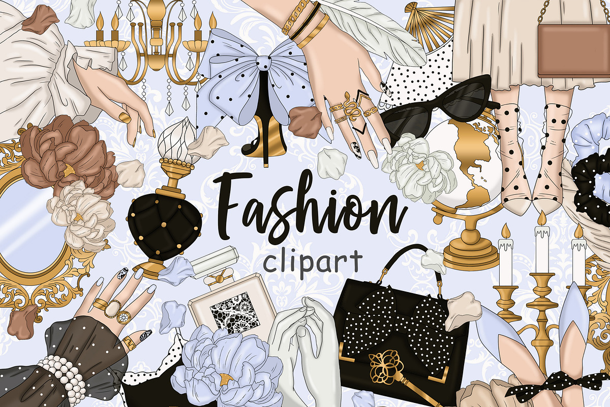 Fashion Clipart, an Object Illustration by GlamArtZhanna (Photo 1 of 5)