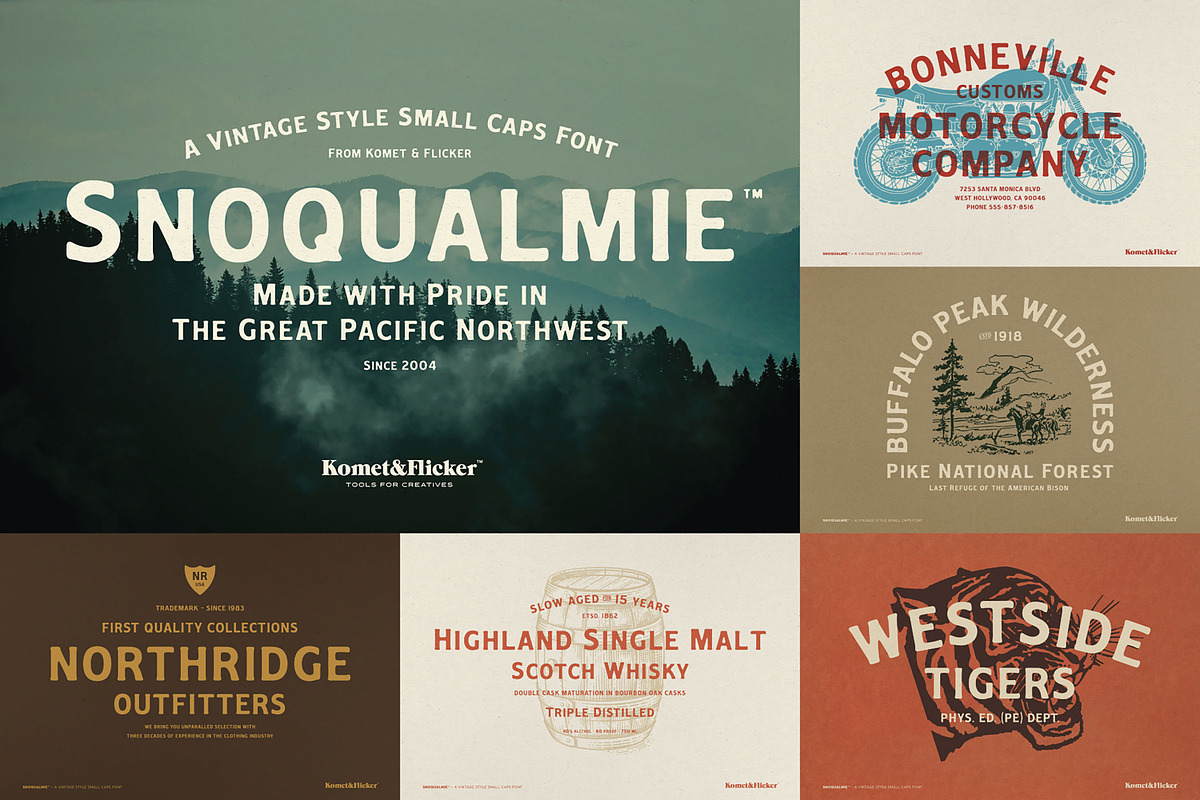 The Complete Rustic Fonts Collection, a Sans Serif Font by Komet & Flicker (Photo 13 of 18)
