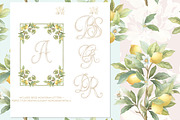 Lemon Watercolor Amalfi Collection, a Decorative Illustration by WonderWonder (Thumbnail 2 of 18)