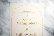 Modern Wedding Invitation Suite, an Invitation Template by The Good Store (Thumbnail 3 of 7)