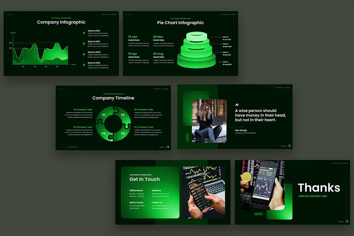 Cryptonest - Crypto Google Slides, a Presentation Template by Fit-tee (Photo 2 of 6)