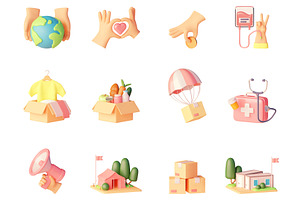 Vector charity and donations icon, an Object Graphic by tele52