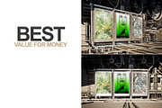 Advertising Posters Mockup Set 01, a Print Template by Epic By Design (Thumbnail 5 of 6)