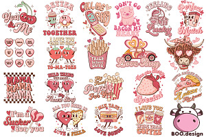 Retro Valentine Design Bundle