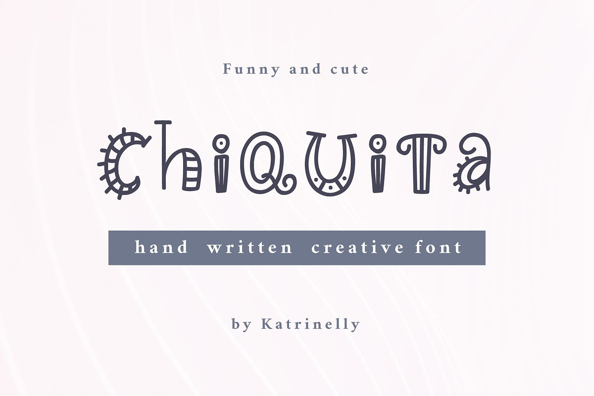 DECORATIVE FONT BUNDLE : 4 in 1, a Script Font by Katrinelly (Photo 13 of 17)