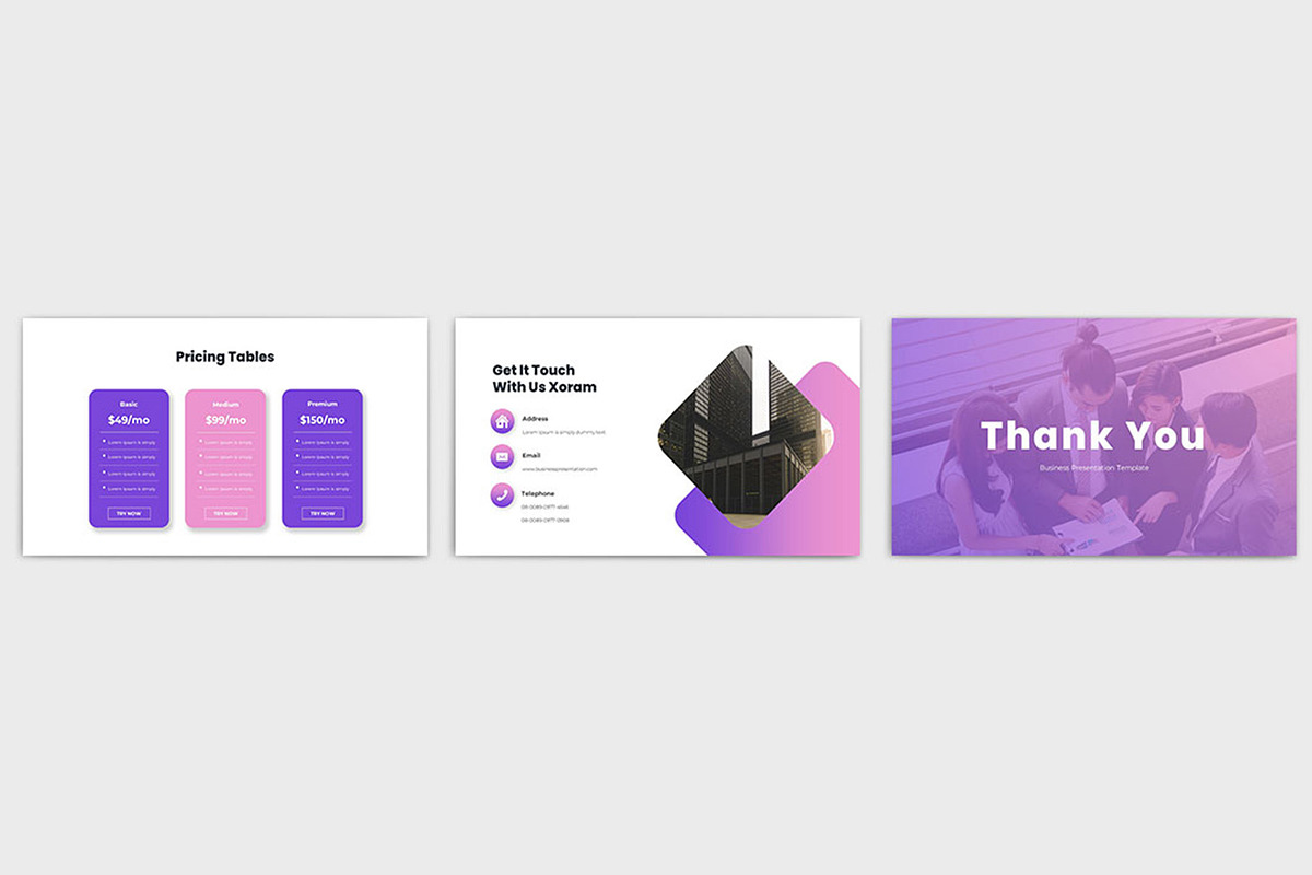 Xoram Presentation Template, a Presentation Template by TypeMakers (Photo 3 of 5)