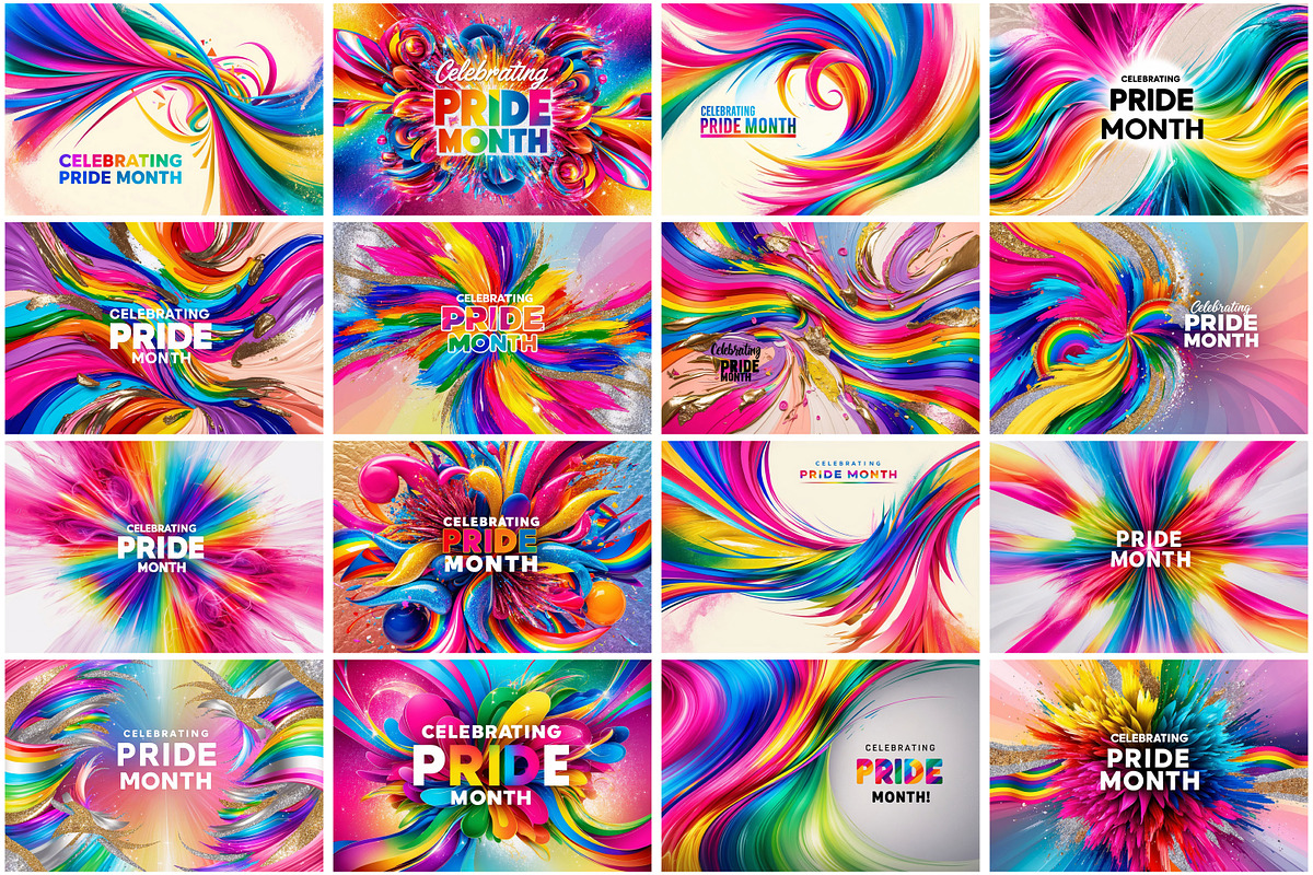 Pride Month Background, a Background Graphic by Forhadx5 (Photo 7 of 12)