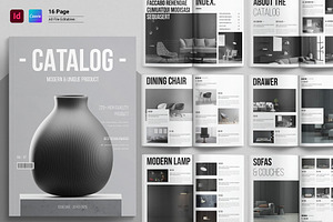 Product Catalog Brochure Template, a Brochure Template by GoldenGrid Studio
