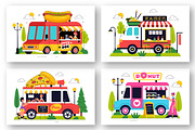 10 Food Truck Illustration, a Food Illustration by denayunebgt (Thumbnail 3 of 4)